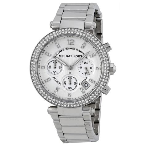 michael kors parker silver-tone watch style mk5353|Michael Kors parker mk5353.